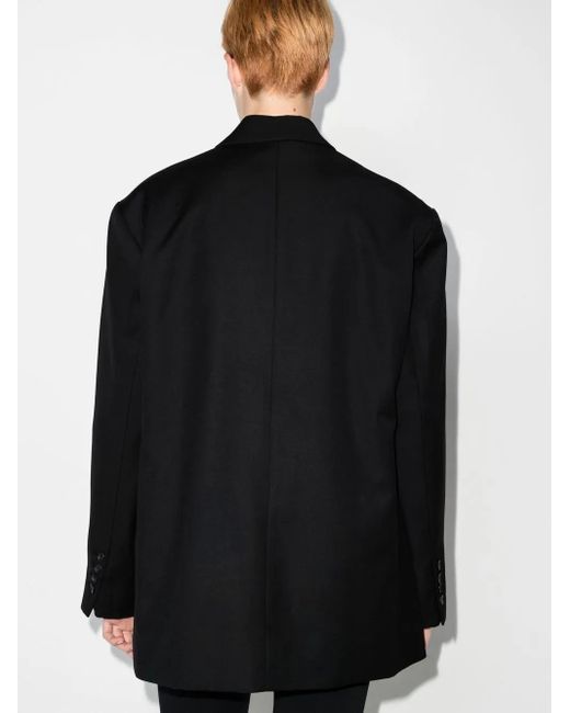 Frankie Shop Black Gelso Oversized Blazer
