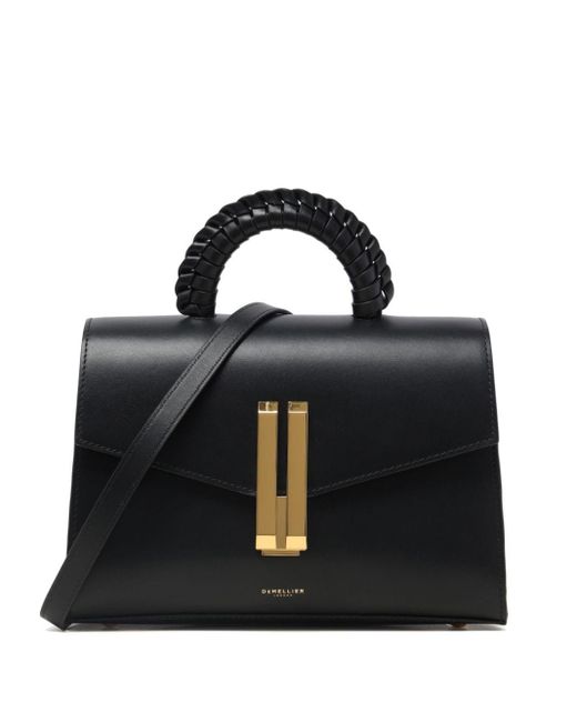 DeMellier Black The Midi Montreal Leather Bag