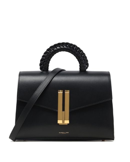 DeMellier London Black The Midi Montreal Leather Bag