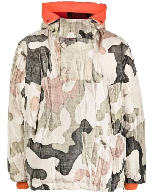 Woolrich Natural Reversible Jacket for men