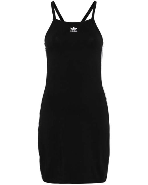 Adidas Black 3-Stripe Jersey Minidress