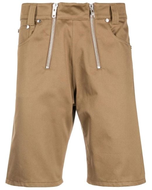 GmbH Natural Double-Zip Bermuda Shorts for men