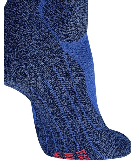 Falke Blue Ribbed Socks