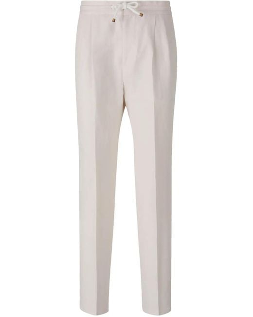 メンズ Brunello Cucinelli ドローストリング パンツ White