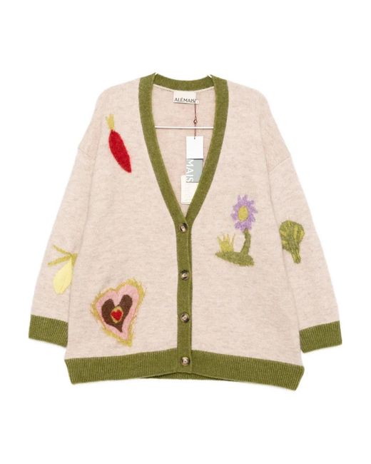 ALÉMAIS Natural Contessa Cardigan
