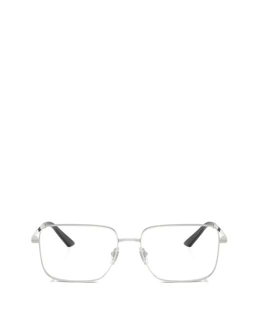 Versace Brille Mit Eckigem Gestell in White für Herren