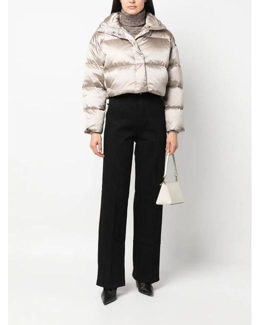 Calvin Klein Natural Cropped Puffer Jacket