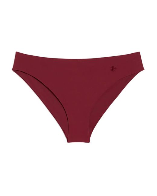 Jil Sander Jersey Embroidered Monogram Bikini Bottom