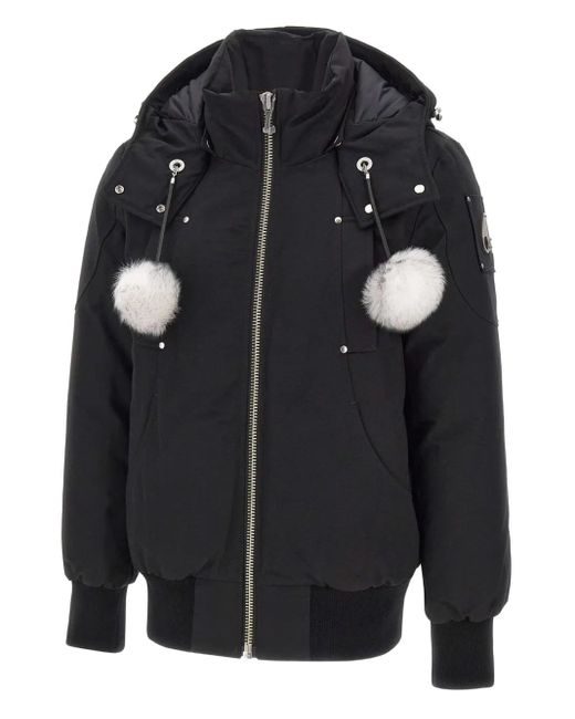 Debbie detachable-hood bomber jacket Moose Knuckles de color Black