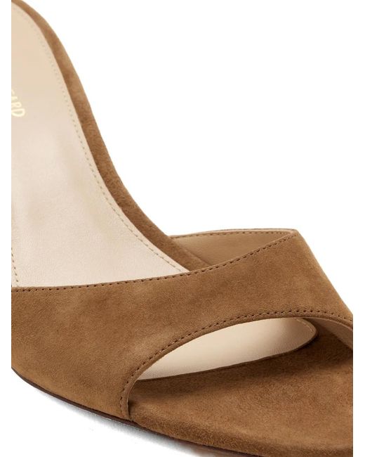 Veronica Beard Brown Mules Tia