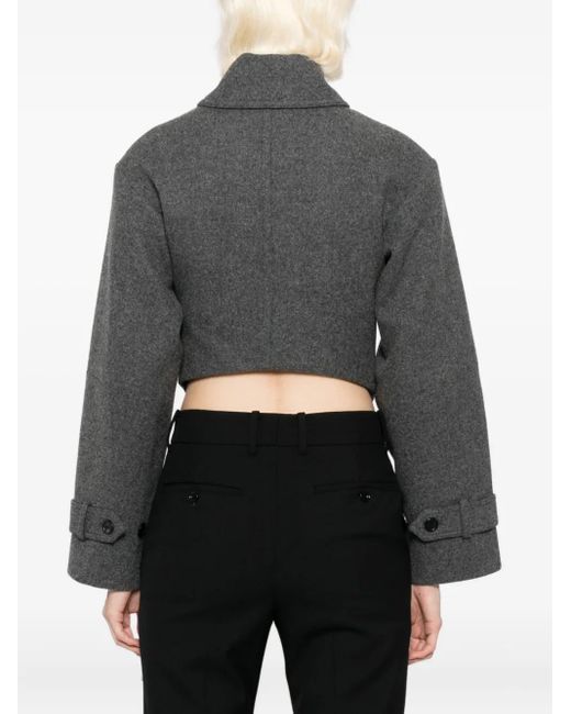 ROKH Gray Double Breasted Jacket