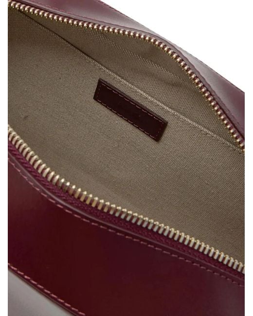 A.P.C. Purple Virginie Box Shoulder Bag