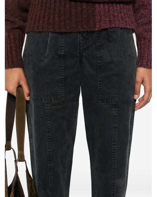 Isabel Marant Geplooide Jeans in het Blue