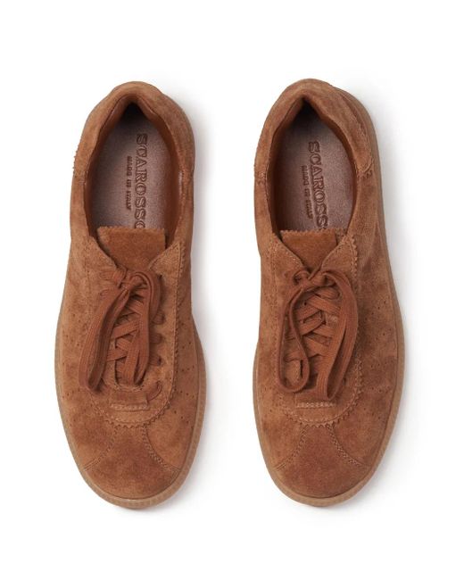 Scarosso Brown Suede Trainers