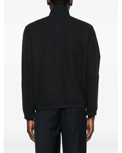 Emporio Armani Black Sweat Colourblock for men