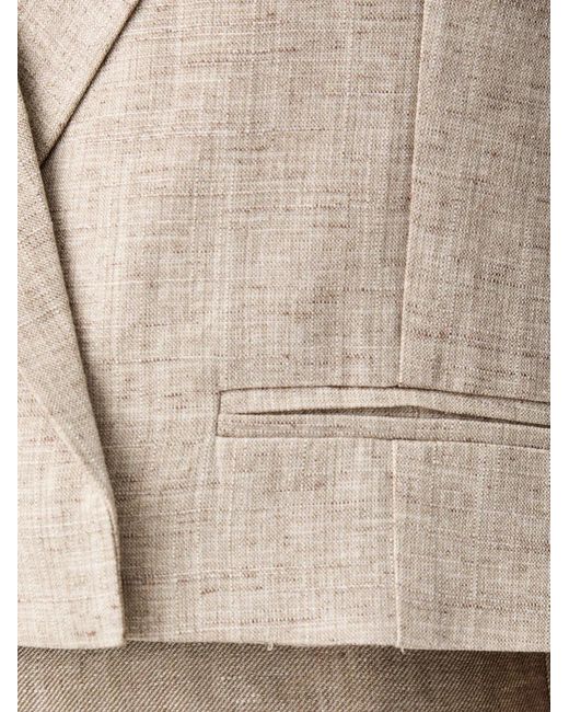 ViCOLO Natural Peak-Lapels Vest
