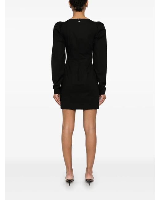 Abito Corto Con Scollo Ampio di ROTATE BIRGER CHRISTENSEN in Black