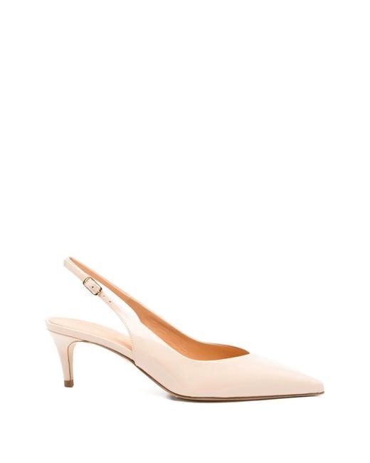 The Seller Pink Slingback Pointed Pumps