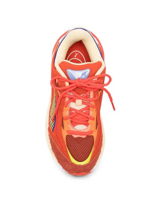 PUMA Red Rs Surge Lace-Up Sneakers