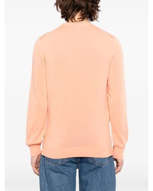 Pull À Patch Logo Lacoste pour homme en coloris Pink