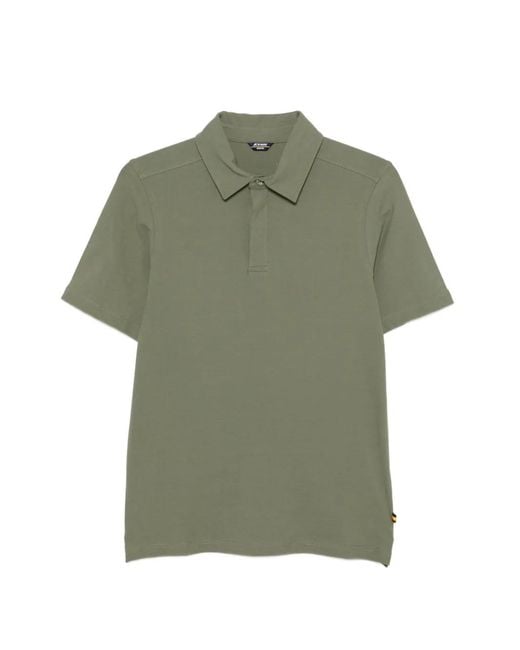 K-Way Green Vincelle Short-Sleeves Polo Shirt for men