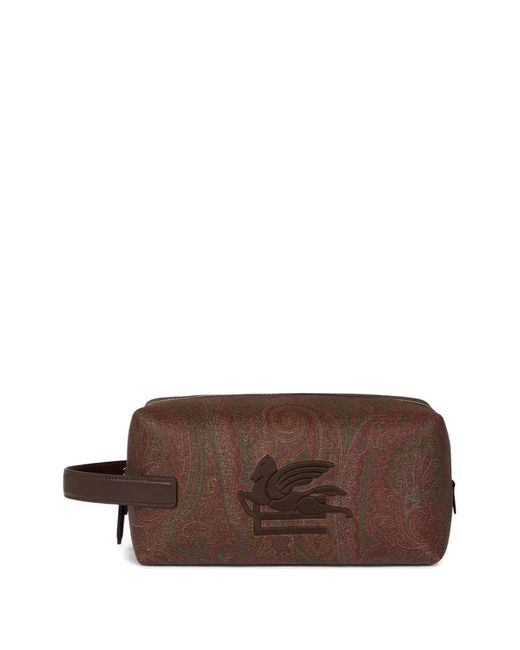 Etro Brown Pouch M Arnica for men