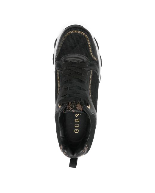 Guess White Sneakers Mit Logo-Muster