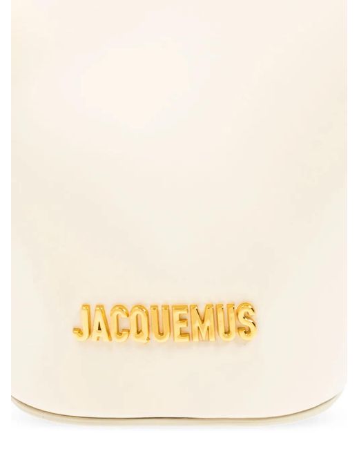 Jacquemus White Le Petit Bambola Tote Bag