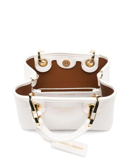 Emporio Armani White Myea Xs Shopping Bag