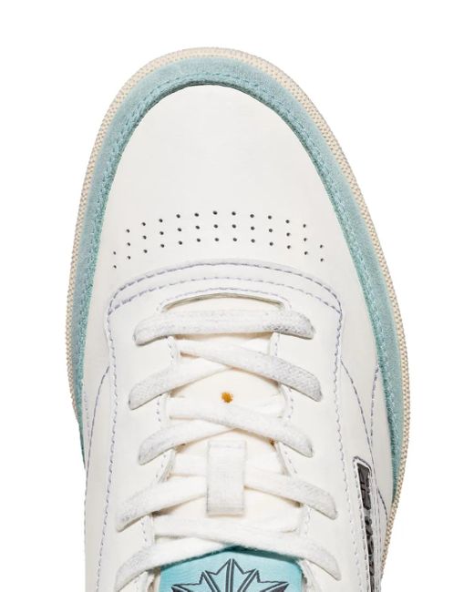 Reebok White Club C Vintage Low-Top Sneakers