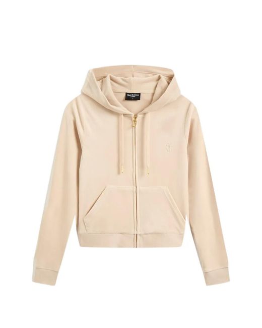 Juicy Couture Natural Robertson Velour Hoodie