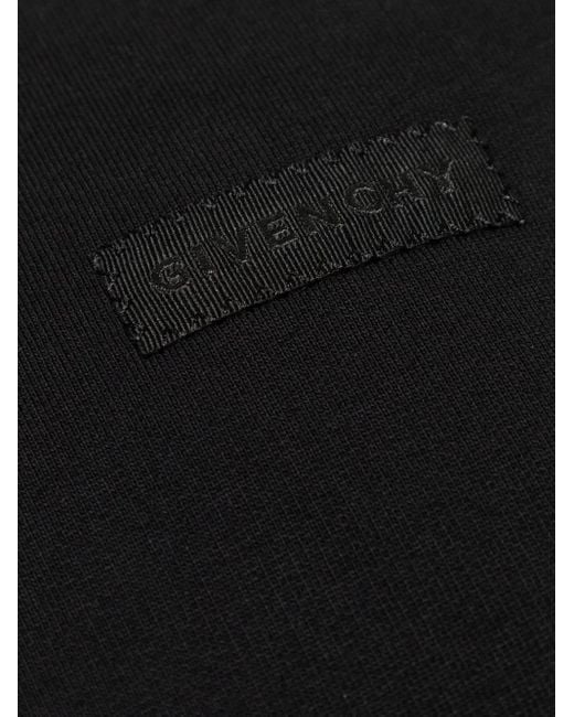 Sudadera con placa del logo Givenchy de hombre de color Black