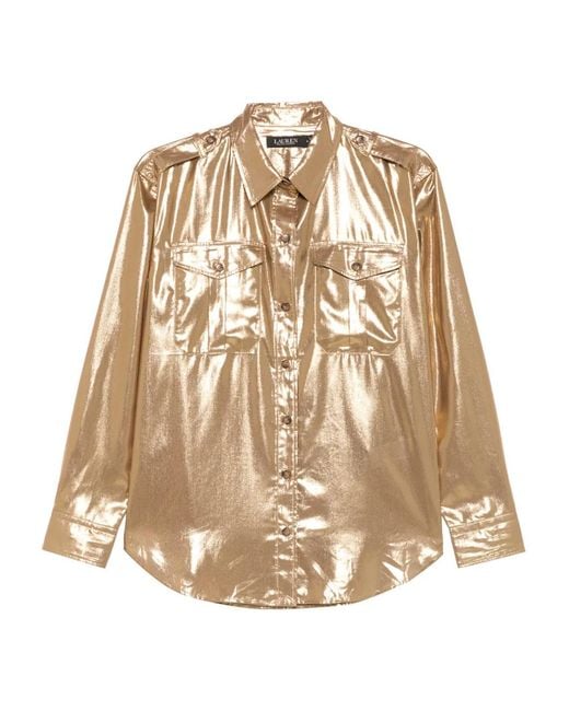 Ralph Lauren Natural Buttoned Pocket Shirt