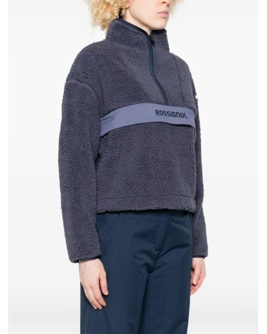 Rossignol Blue Alltrack Half-Zip Fleece Jacket