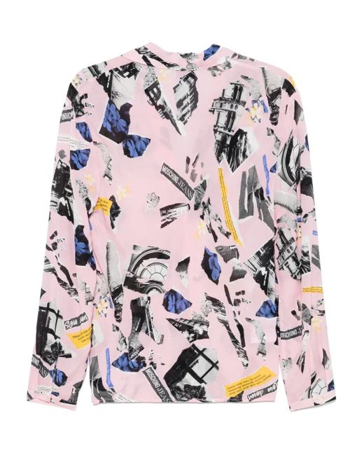 Moschino Multicolor Viscose Mini Top For