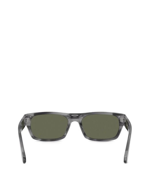 Persol Green Striped Sunglasses