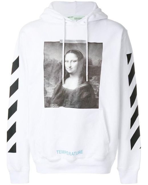 Sudadera Mona Lisa con capucha Off-White c/o Virgil Abloh de hombre de color White