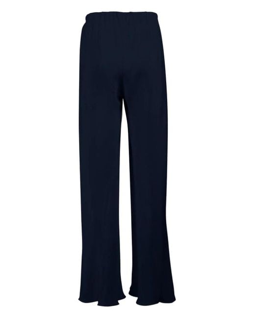 Peter Cohen Blue Chute Wide-Leg Trousers