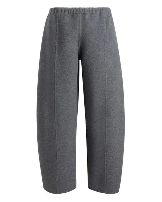 Khaite Gray Hose mit elastischem Bund