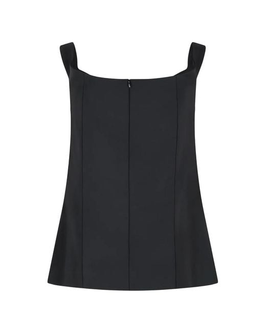 Rohe Black Off-Shoulder Blouse