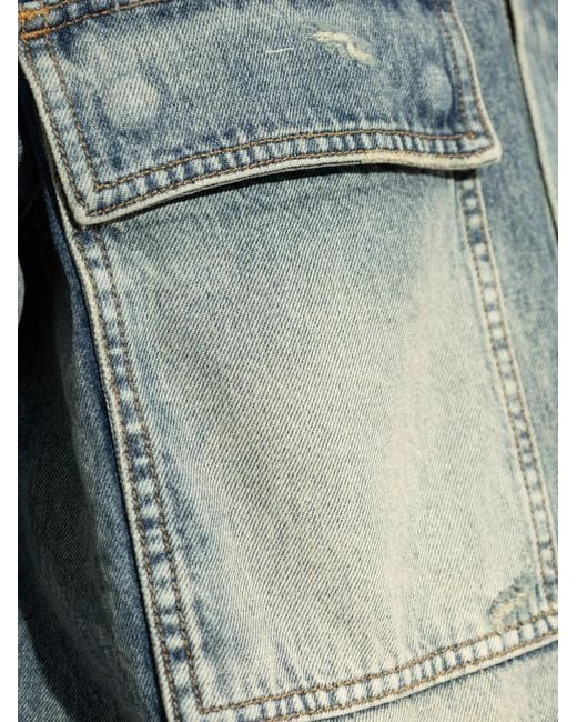 Amiri Blue Oversize Denim Shirt for men