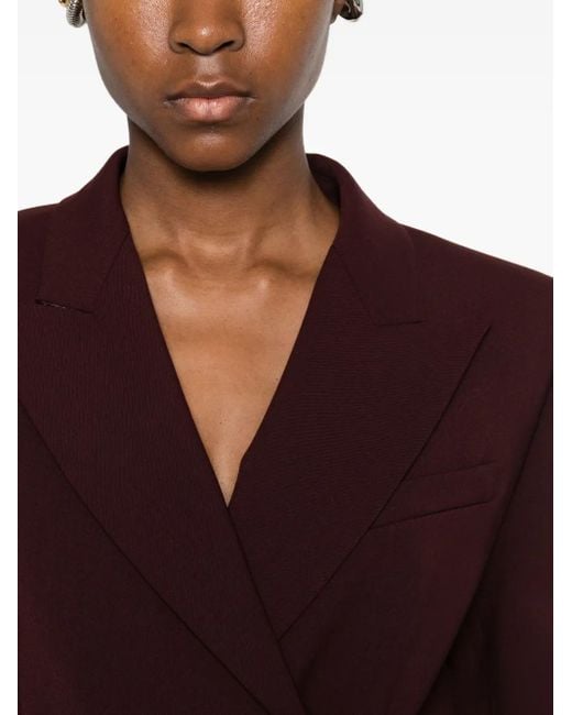 Blazer En Laine Sportmax en coloris Purple