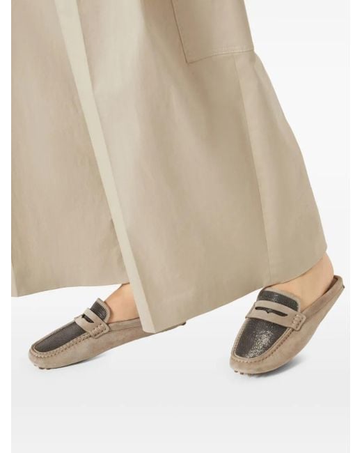 Slippers Monili di Brunello Cucinelli in White