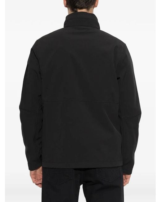 Stone Island Black Hooded Jacket for men