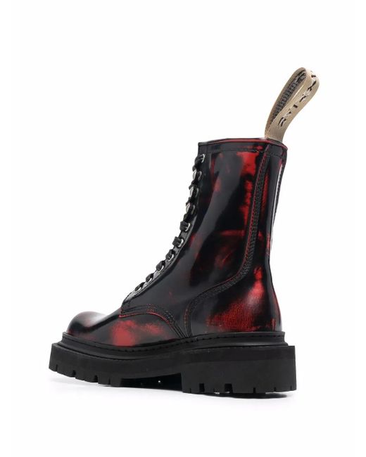 CAMPERLAB Black Eki Chunky-Sole Lace-Up Boots