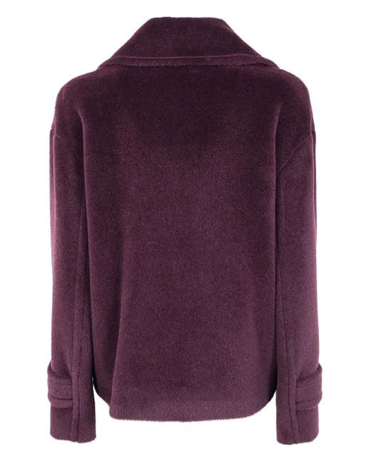 Tagliatore Purple Sheila Double-Breasted Jacket