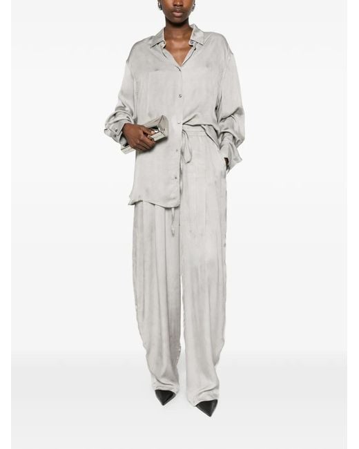 ANDAMANE White Robe À Lien De Resserrage