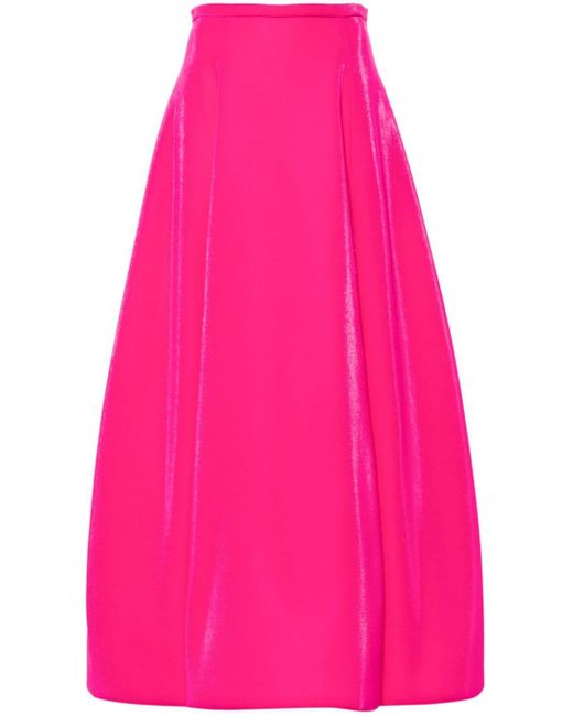 Emporio Armani Pink A-line Long Skirt