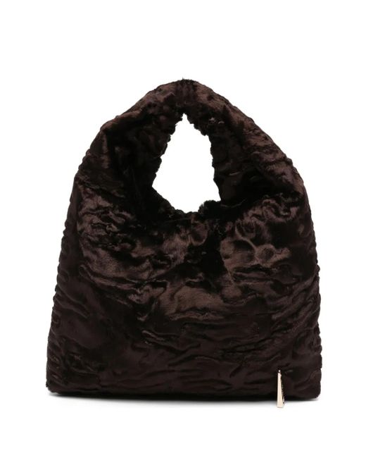 Bolso shopper texturizado La Milanesa de color Black