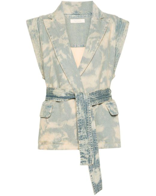 Mes Demoiselles Green Ural Denim Gilet